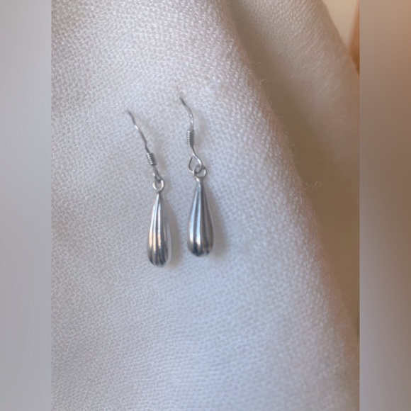 Vintage Silver 925 Earrings - Picture 1 of 5
